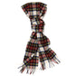 MJ Exclusive: "White Tartan" plaid scarf made from Scottish cashmere