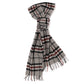 MJ Exclusive: "Grey Tartan" plaid scarf made from Scottish cashmere