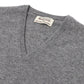 Jumper "Oxton Vee" made from fine scottish 1 Ply cashmere