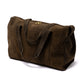 "Velden" travel bag made from forest green goatskin - handmade