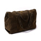 "Velden" travel bag made from forest green goatskin - handmade