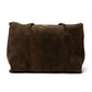 "Velden" travel bag made from forest green goatskin - handmade