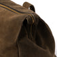 "Velden" travel bag made from forest green goatskin - handmade