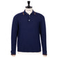 Polo sweater "Sartorial Knit-Polo" made from the finest 1 ply cashmere - Handmade