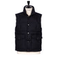 "Olly Vest" down vest in cashmere blend - Duck Down