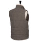 Down vest "Oscar Vest" made from Shetland wool - Goose Down