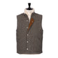 Down vest "Oscar Vest" made from Shetland wool - Goose Down