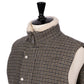 Down vest "Oscar Vest" made from Shetland wool - Goose Down