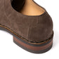 Derby "Split Toe Apron" made of brown suede - pure handwork