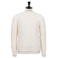 Iconic Aran" sweater made from lambswool and cashmere - Original Knit