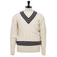 Fox Brothers x MJ: Original "Fox Club" cricket sweater made from British wool