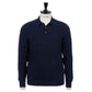 Exclusively for Michael Jondral: "Sportman" dark blue knitted polo made from the finest Scottish cashmere