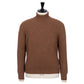 Exclusively for Michael Jondral: Nut brown turtleneck sweater made from Scottish 4-ply cashmere