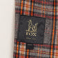 Fox Brother's x MJ: "Fox Negroni Gown" housecoat made from original Fox flannel