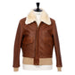 Chapal Paris x MJ: Aviator Jacket "Bomber USAAF" made of Lambskin - handmade