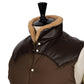 Rocky Mountain Featherbed x MJ: "Christy Vest" down vest with lambskin collar