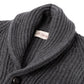 Iconic Shawl" cardigan made from lambswool and cashmere - Original Knit