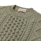 Iconic Aran" sweater made from lambswool and cashmere - Original Knit