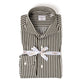 Striped "Sartorial Twill" shirt made from the finest cotton - handmade