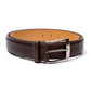 Belt made from Dark Brown "Russian Calf" Calfskin - purely handcrafted