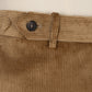 Exclusively for Michael Jondral: Light Brown Trousers in Brisbane Moss 8 Whale Cotton Corduroy - Rota Sartorial
