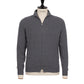 Zip Cardigan "Favonio Open" made from pure Cashmere