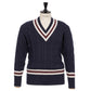 Fox Brothers x MJ: Original Cricket Sweater "Fox Cricket Club" made from British Wool