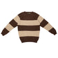 Glenugie exclusive x MJ: Sweater "College Stripe Jumper" made from pure Wool - Circulare Knit Pure Brushed Shetland