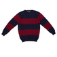 Glenugie exclusive x MJ: Sweater "College Stripe Jumper" made from pure Wool - Circulare Knit Pure Brushed Shetland