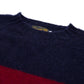 Glenugie exclusive x MJ: Sweater "College Stripe Jumper" made from pure Wool - Circulare Knit Pure Brushed Shetland
