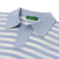 Brigatelli dal 1922 per Michael Jondral: Polo Shirt "Lucio Stripe" made from pure Cotton - Organic Cotton