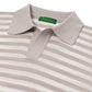 Brigatelli dal 1922 per Michael Jondral: Polo Shirt "Lucio Stripe" made from pure Cotton - Organic Cotton