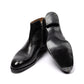 Limited Edition: Boot "Parisienne Zip" made of Black Calfskin - purerly handmade