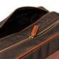 Large Toiletry Bag "Luxury Beauty" made from Felisi Nylon and Saddle Leather - handmade