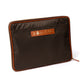 Case "MacBook-Case" made from Felisi Nylon and Saddle Leather - handmade