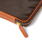 Case "MacBook-Case" made from Felisi Nylon and Saddle Leather - handmade