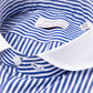 Striped Shirt "Tondo Bianco" made from Pure Cotton - Handmade