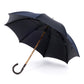 Francesco Maglia x MJ: Stick Umbrella "Lord" with Solid Wood Frame and Handle made of Chestnut Wood - purely handmade