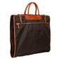 Garment Bag "New Travel-Star" made of Felisi Nylon and Saddle Leather - handmade