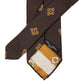 CA Archivio Storico: Tie "Medaglioni Jacquard" made of pure Silk - hand-rolled