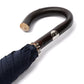 Francesco Maglia x MJ: Stick Umbrella "Lord" with Solid Wood Frame and Handle made of Chestnut Wood - purely handmade