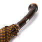 Francesco Maglia x MJ: Stick Umbrella "Lord" with Solid Wood Frame and Chestnut Knob Handle - Purely handmade
