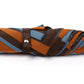 Francesco Maglia x MJ: Umbrella "Seat" with Solid Wood Frame and Cover made of Multi-Stripes - purely handmade