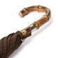 Francesco Maglia x MJ: Stick Umbrella "Lord" with Solid Wood Frame and Bamboo Handle - purely handmade