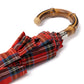 Francesco Maglia x MJ: Pocket Umbrella "Folding" with Bamboo Handle - Purely handmade