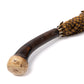 Francesco Maglia x MJ: Stick Umbrella "Lord" with Solid Wood Frame and Chestnut Knob Handle - Purely handmade