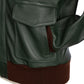 Chapal Paris x MJ: Aviator Jacket "Bomber USAAF" made of Lambskin - handmade