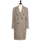 Coat "L'Aristocratico" with Herringbone Pattern made from a Wool Blend - handmade