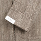 Coat "L'Aristocratico" with Herringbone Pattern made from a Wool Blend - handmade