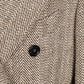 Coat "L'Aristocratico" with Herringbone Pattern made from a Wool Blend - handmade